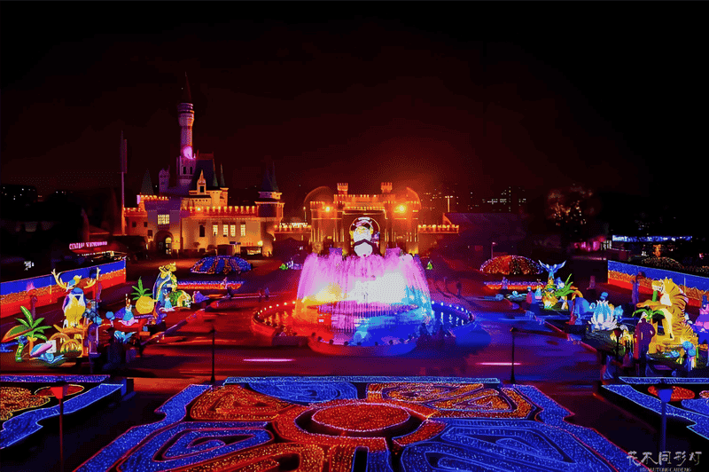 北京世界公园景区中秋灯会全记录：3天引流10万+