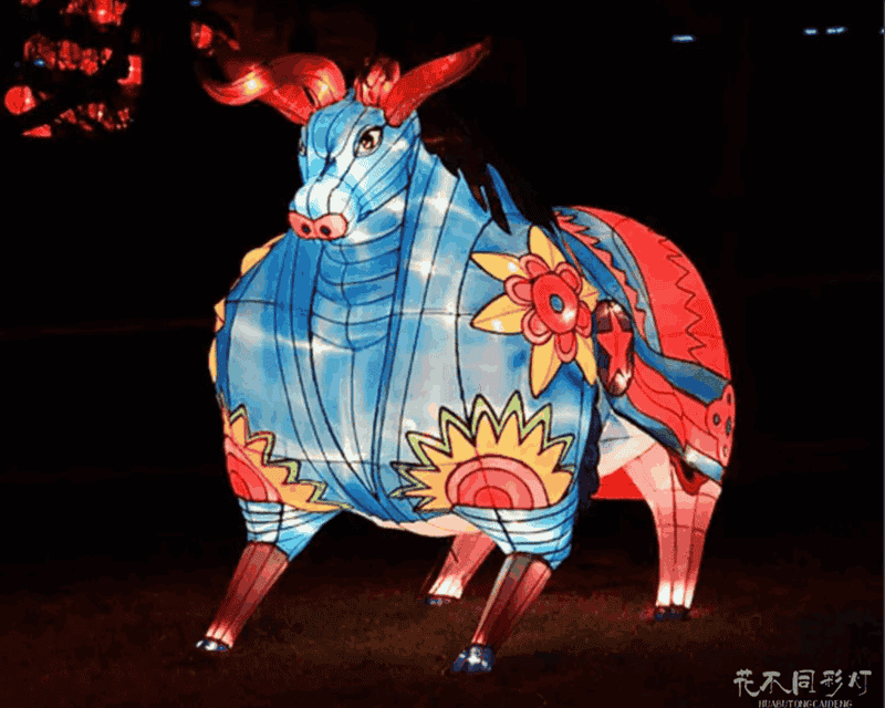 十二生肖灯展：景区商场新年引流的必选项