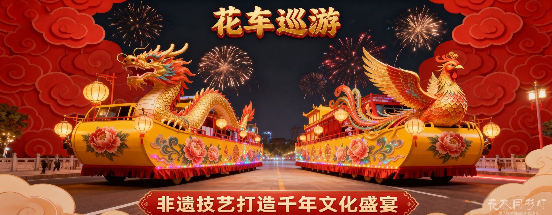 花车巡游 / 非遗技艺打造千年文化盛宴