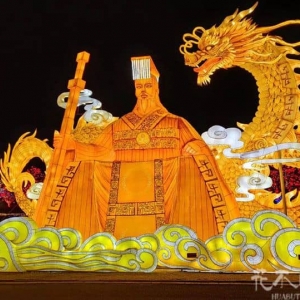 春节主题灯组-主大门灯组-中国龙：打造景区第一印象的流量密码