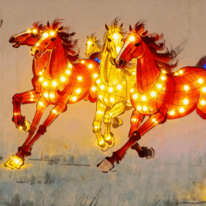 大型群马灯组效果图