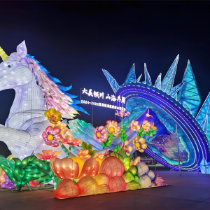 商场马年主题灯展设计攻略