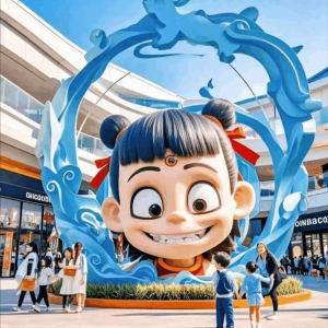 动画主题灯展案例-哪吒