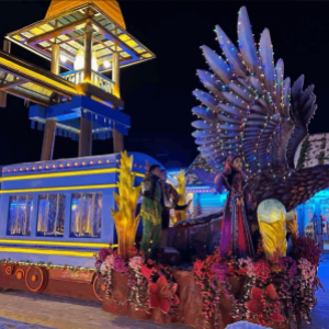 【全案解析】“丝路传奇”主题巡游彩车设计：从历史纹样到移动景观