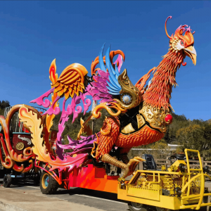 【国风机甲凤凰巡游花车设计方案】