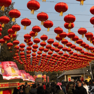 云水生态园低成本网红灯笼案例