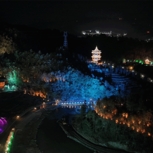 九曲溪自然风景区灯饰规划案例
