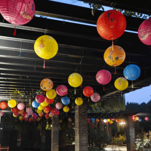 竹隐温泉度假村灯笼规划案例