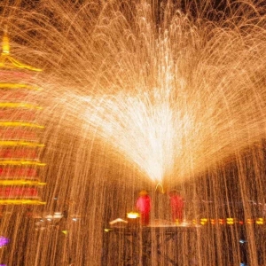 【昌吉-新疆农业博览园打铁花案例】